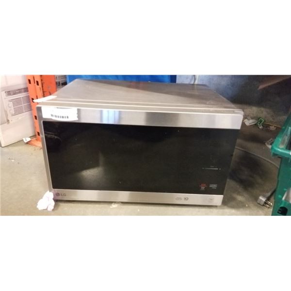 LG STAINLESS MICROWAVE, WORKING
