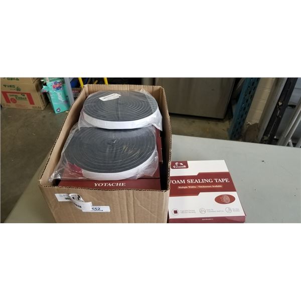 CASE OF FOAM SEALING TAPE