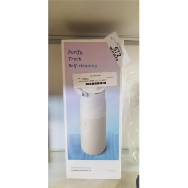 LARQ PUREVIS 2 680ML SELF CLEANING INSULATED STAINLESS STEEL WATER BOTTLE W/ SMART SENSOR - TESTED W