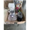 Image 1 : LOT OF KITCHEN APPLIANCES - ALL WORKING, TOASTER, COFFEE POT, ETC