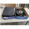Image 1 : 2 TRAYS OF ASSORTED POWER CORDS AND CHARGERS