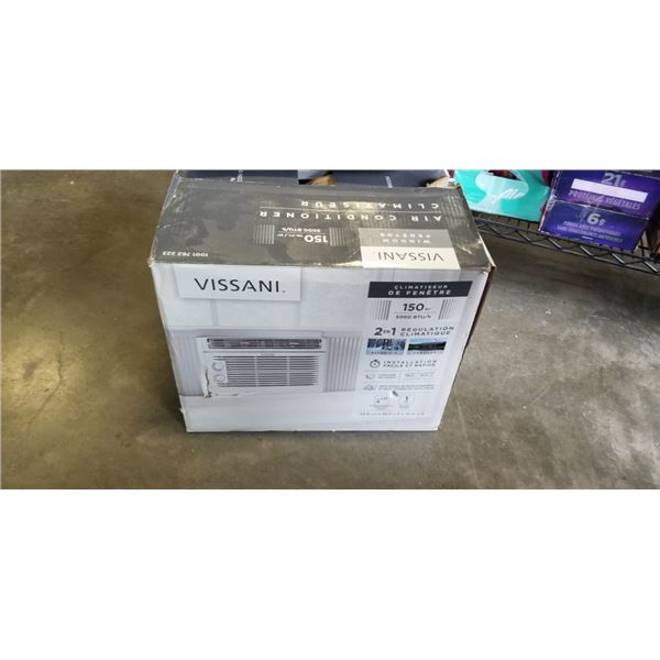 VISSANI 5,000 BTU WINDOW MOUNT AIR CONDITIONER