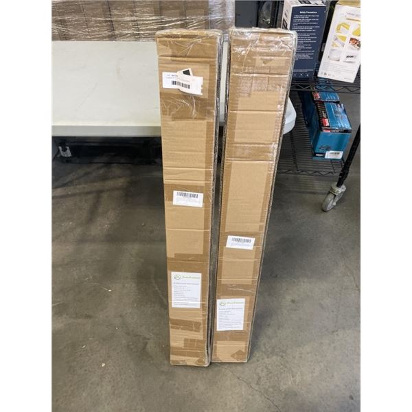 2 NEW SETS OF 3 FT WOODEN STAIR HANDRAILS