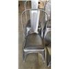 Image 2 : SET OF 4 METAL DINING CHAIRS