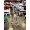 Image 1 : VINTAGE TRIPOD WITH LARGE LIGHT, INLCUDING AS NEW LED SATCO BULB, EXTREMELY BRIGHT