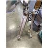 Image 3 : VINTAGE TRIPOD WITH LARGE LIGHT, INLCUDING AS NEW LED SATCO BULB, EXTREMELY BRIGHT
