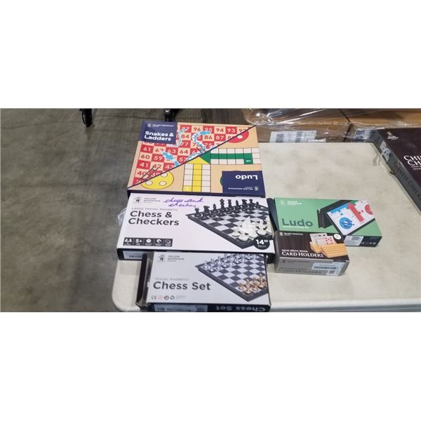 ASSORTED NEW YELLOW MOUNTAIN BOARD GAMES