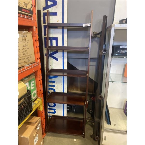 APPROX 6FT TALL LADDER SHELF