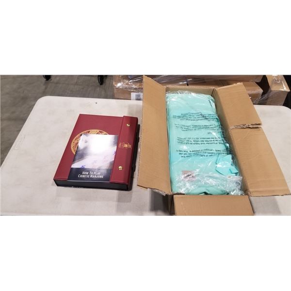 2 NEW YELLOW MOUNTAIN MAHJONG SETS. 1 TRAVEL SET, 1 SOFT CASE SET