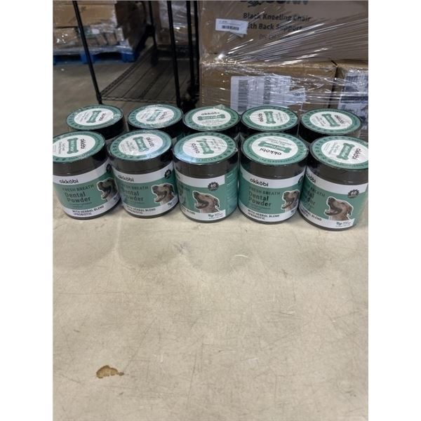 10 PACKS OKKOBI DOG TEETH CLEANING POWDER
