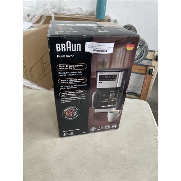 BRAUN PURE FLAVOR COFFEE MAKER WORKING NEW IN BOX
