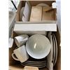 Image 1 : 2 BOXES OF DINNERWARE, MUGS AND MORE