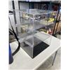 Image 2 : ACRYLIC THREE-TIER DISPLAY CASE AND ACRYLIC TUBE WITH STRAP
