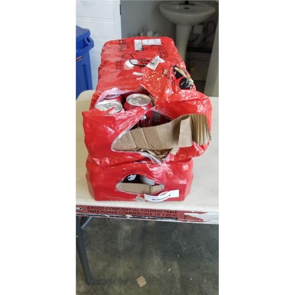2 CASES OF COCA XCOLA ZERO SUGAR, 32 PACKS, ONE IS MISING A FEW
