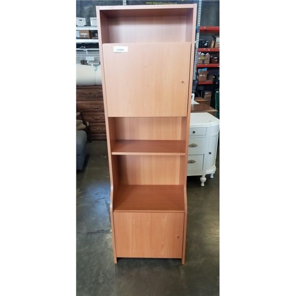MAPLE FINISH 6FT DISPLAY SHELF