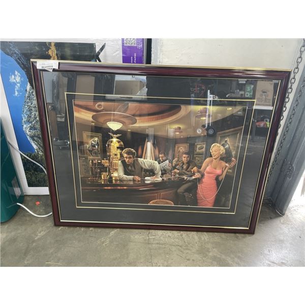 ELVIS AND MARILYN MONROE BAR PHOTO