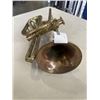 Image 2 : ANTIQUE BRASS TRUMPET