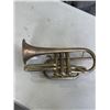 Image 4 : ANTIQUE BRASS TRUMPET