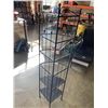 Image 4 : METAL CORNER SHELF W/ GLASS SHELVES