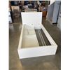 Image 1 : SINGLE WHITE STORAGE BEDFRAME