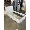 Image 2 : SINGLE WHITE STORAGE BEDFRAME
