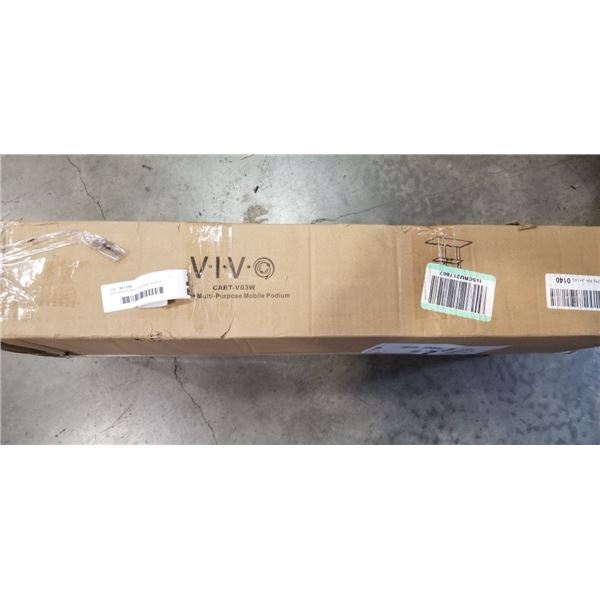 VIVO WHITE MULTI-PURPOSE MOBILE PODIUM