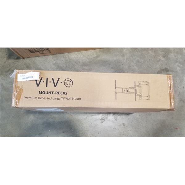 VIVO PREMIUM RECESSED LARGE TV WALL MOUNT