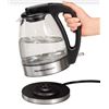 Image 1 : HAMILTON BEACH COMPACT 1L GLASS ELECTRIC KETTLE - TESTED WORKING