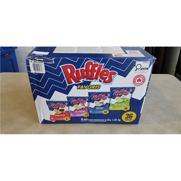 CASE OF RUFFLES CHIPS