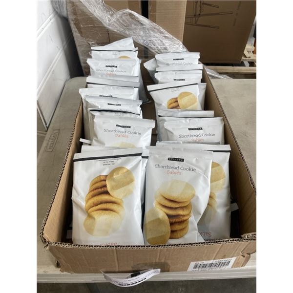 BOX OF SEALED EPICURE SHORT BREAD COOKIE MIX PACKETS