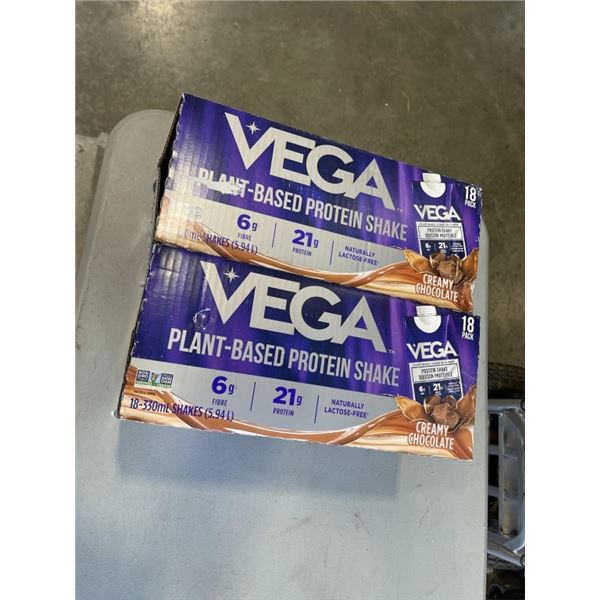 2 CASES OF VEGA PROTEIN DRINKS, EXP 2027