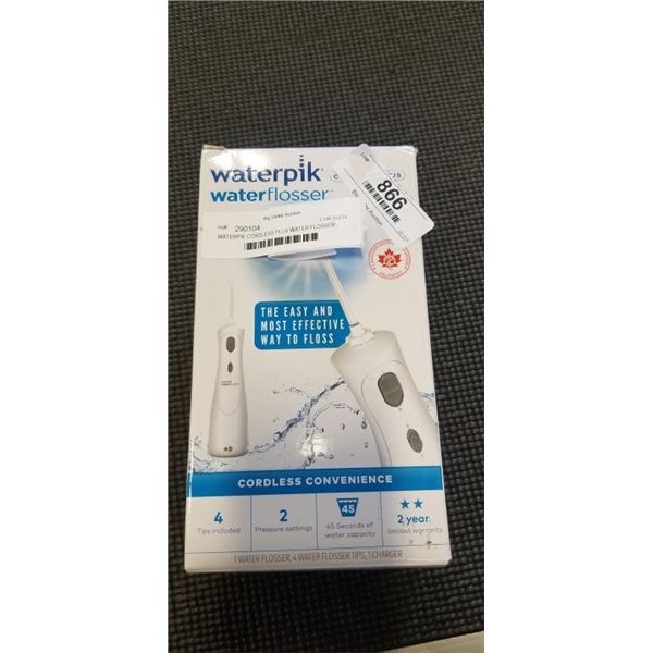 WATERPIK CORDLESS PLUS WATER FLOSSER - TESTED WORKING