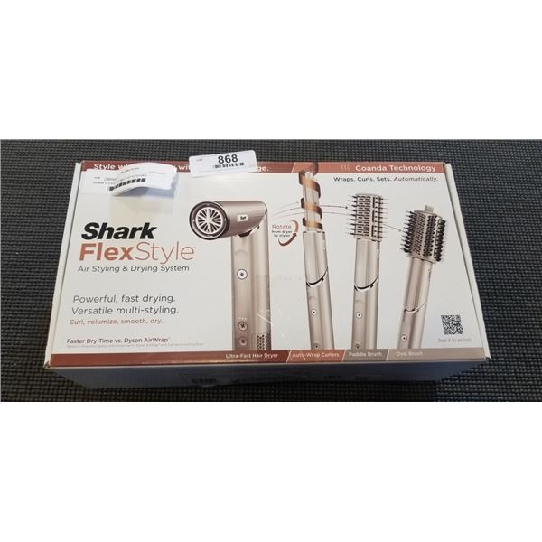 SHARK FLEXSTYLE MULTI-STYLER HAIR STRAIGHTENER - TESTED WORKING, RETAIL $349