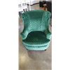 Image 1 : VINTAGE PARLOUR CHAIR, HAS BEEN NEWLY REUPHOLSTERED