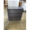Image 1 : BLACK 3 DRAWER DRESSER