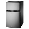 Image 1 : INSIGNIA 3.0CU FT BAR FRIDGE W/ TOP FREEZER - TESTED WORKING, RETAIL $299