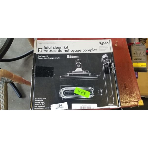 DYSON TOTAL CLEAN KIT, RETAIL $131