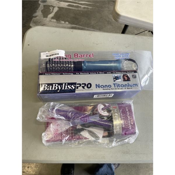 NEW REMINGTON HAIR STRAIGHTENER AND BABYLISS HEATED BRUSH