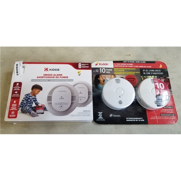2 KIDDE 2 PACKS OF SMOKE ALARMS