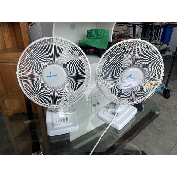 2 OCEAN BREEZE TABLE FANS