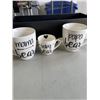 Image 2 : SET OF MAMA, PAPA, AND BABY MUGS