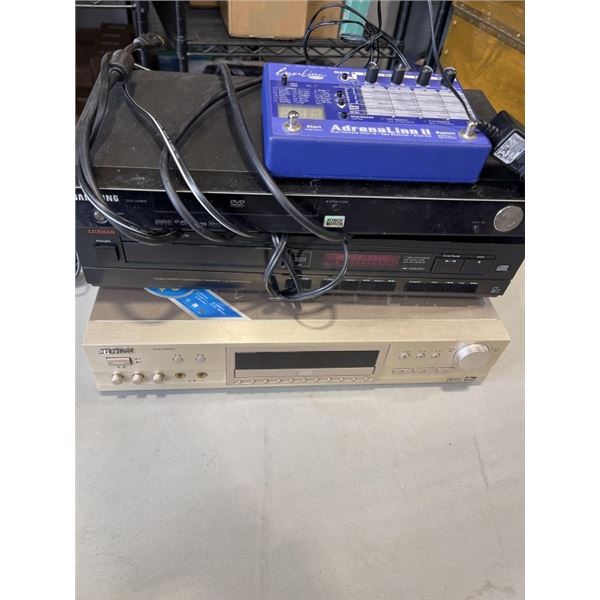 LUXMAN DISC PLAYER MODEL DZ-92 AND 2 DVD PLAYERS