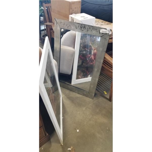 FRAMED MIRROR AND PICTURE