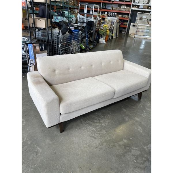 CONTINENTAL FURNITURE BEIGE MODERN SOFA
