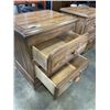 Image 3 : PAIR OF OAK 2 DRAWER NIGHT STANDS