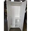 Image 2 : 6FT 2 DOOR WHITE WARDROBE