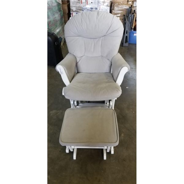 SHERMAG NURSERY ROCKER WITH OTTOMAN
