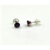 Image 2 : 10KT YELLOW GOLD NATURAL ENHANCED RUBY EARRINGS, RETAIL $400.00. RUBY IS THE BIRTHSTONE FOR JULY.