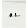 Image 3 : 10KT YELLOW GOLD NATURAL ENHANCED RUBY EARRINGS, RETAIL $400.00. RUBY IS THE BIRTHSTONE FOR JULY.
