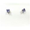Image 1 : 14KT YELLOW GOLD NATURAL TANZANITE (0.32CT) EARRINGS, W/A $600.00. TANZANITE IS THE BIRTHSTONE FOR D